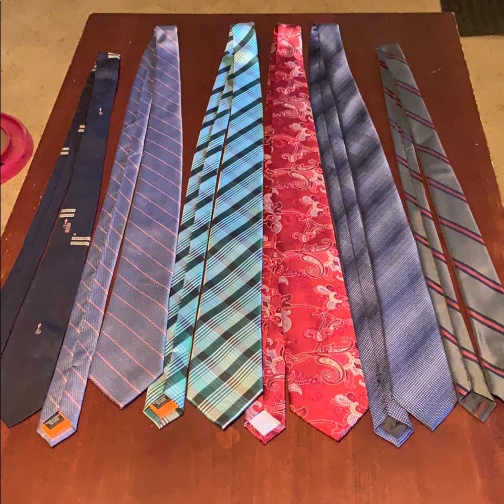 Lot of 6 unbranded ties ($8 tie Bundles 3/$20)